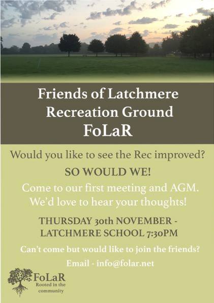 Friends of Latchmere Rec Poster 2017 to encourage community engagement